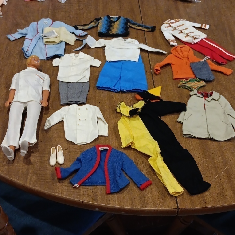Vintage Ken doll and clothes 1968